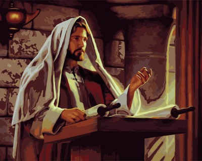 Maľovanie podľa čísiel Ježiš Kristus