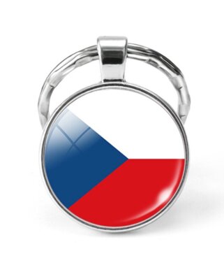 Prívesok na kľúče Česká vlajka