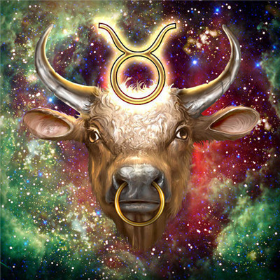 Diamantový obrázok Znamenie Býka ♉