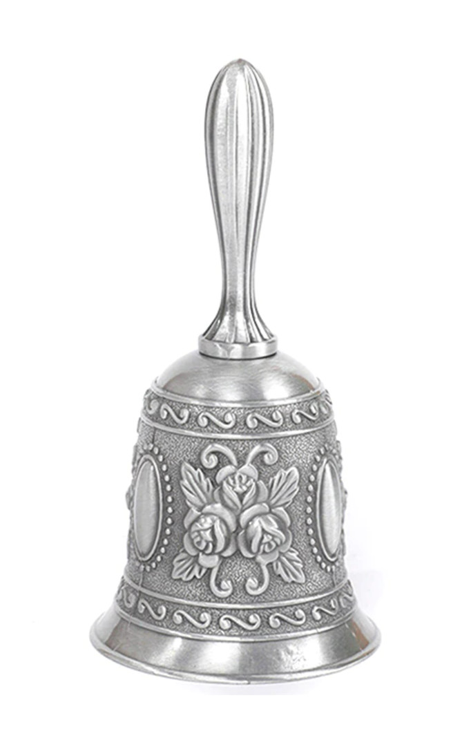 Zvonček Tri ruže AM739 strieborný