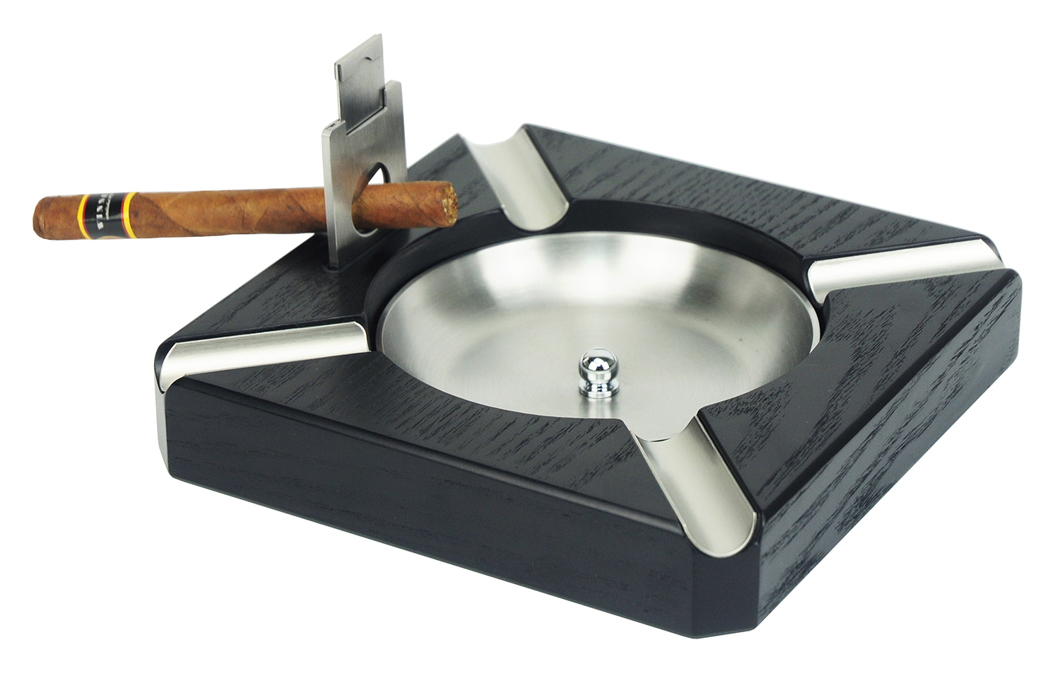 Popolník na cigary Guillotine Cutter Black