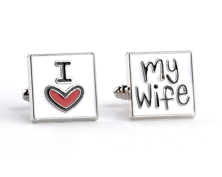 Manžetové gombíky I love my wife
