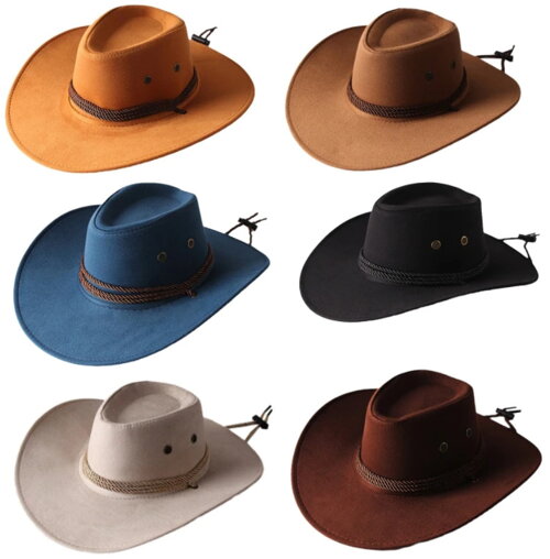 westernový klobúk