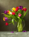 Maľovanie podľa čísiel Tulipány TX201