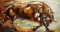 Maľovanie podľa čísiel Býk ♉ DX97639