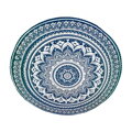 Kulatá plážová deka - Mandala 06