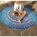 Kulatá plážová deka - Mandala 06