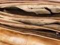 Kožená klopnová taška GreenLand 1309-24 sv.hnedá