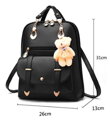 Dámský ruksak Miranda B9965 Black