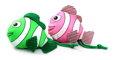 Nákupná taška Tropical fish oranžová