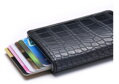 Púzdro na karty a bankovky Cardslide Miranda Croco Blue