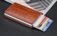 Púzdro na karty a bankovky Cardslide Miranda Croco Light brown