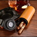 Humidor na cigary cestovný Yellow