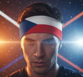 Čelenka Česká vlajka