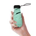 Skládací mini dáždnik D8515 Mint 16cm