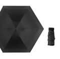 Skládací mini dáždnik D8515 čierny 16cm