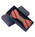Drevený motýlik Miranda Striped