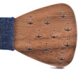 Drevený motýlik Miranda Marinero Navy Blue