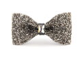 Pánsky motýlik Dark grey Crystal