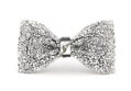 Pánsky motýlik Silver Crystal