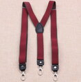 Traky Elastic Suspenders KM564 Red