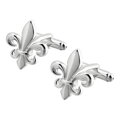 Manžetové gombíky Lilie AM179 Silver