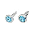 Manžetové gombíky 112408 Blue Crystal