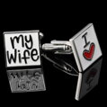 Manžetové gombíky I love my wife