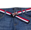 Opasok England Canvas Tricolor