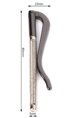 Spona na peniaze Miranda Bronze Spring SP4283