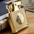 Benzínový zapaľovač Compass Gold
