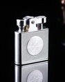 Benzínový zapaľovač Compass Silver