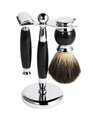 Súprava na holenie Pure Badger 3-dílná Black