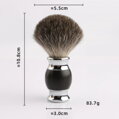 Štetka na holenie Miranda Shaving brush SM6606 Black