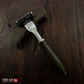 Strojček na holenie Titan M3 green round