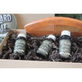 Apothecary87 3 x 10 ml Olej na bradu + Hrebeń pro muže darčeková sada