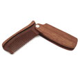Skládací hrebeň na bradu Miranda Wooden