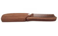 Skládací hrebeň na bradu Miranda Wooden