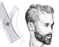 Hrebeň pre úpravu brady Beard Shaper