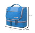 Cestovná kozmetická taška Miranda 602 Light blue