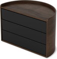 Umbra Otočný organizér na kosmetiku MOONA Black