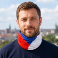 Šatka Česká vlajka