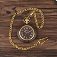 Vreckové hodinky Antique Wooden Watch P2138