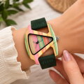 Dámské hodinky Triangle Bamboo 7055BL