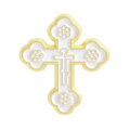 Brošňa do klopy Jeruzalémsky Kríž