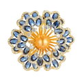 Brošňa Gold Flower AM345