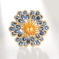 Brošňa Gold Flower AM345