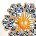 Brošňa Gold Flower AM345