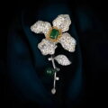 Brošňa Flower AM618 green