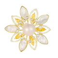 Brošňa Gold Flower AM647